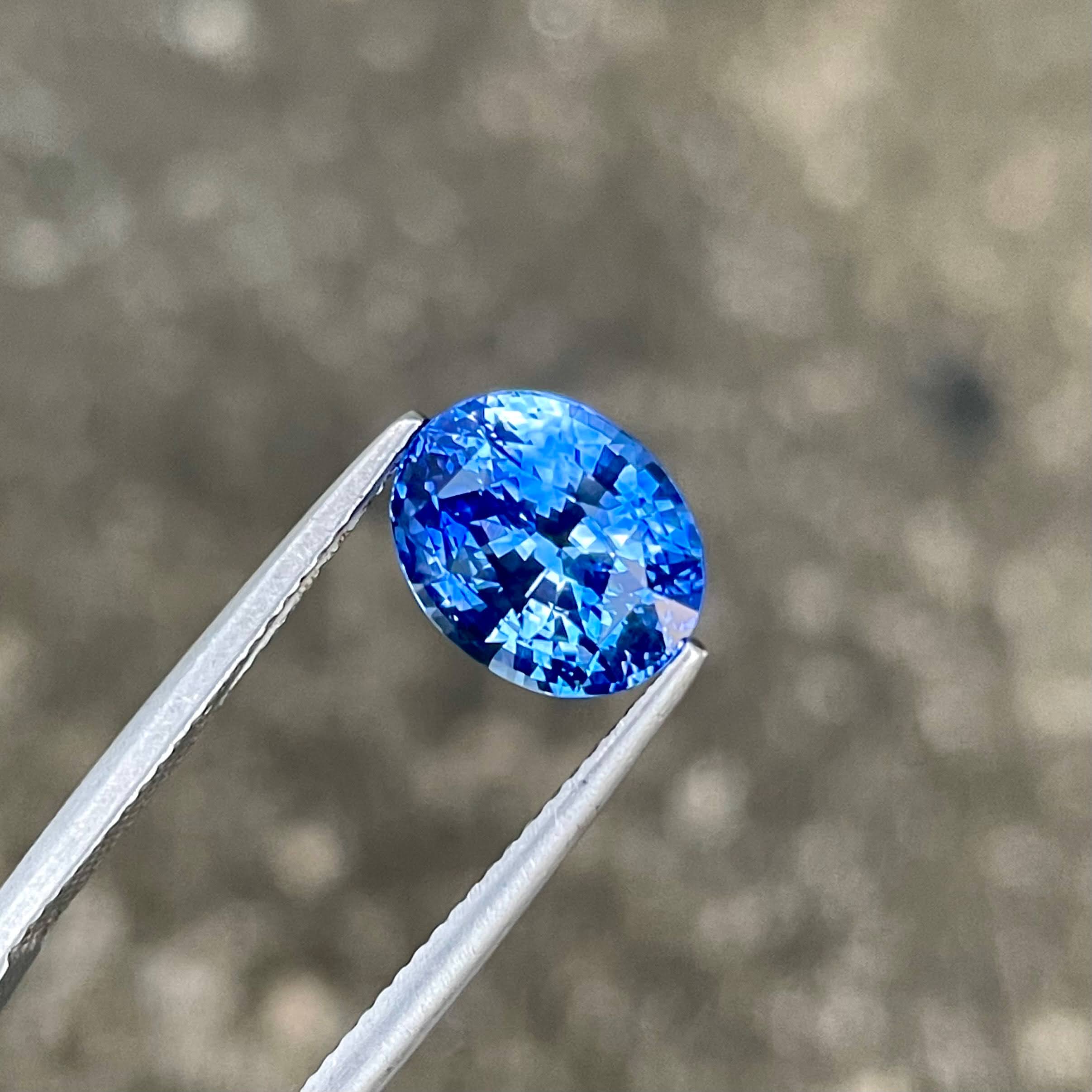  5.16 Carats Certified Blue Sapphire