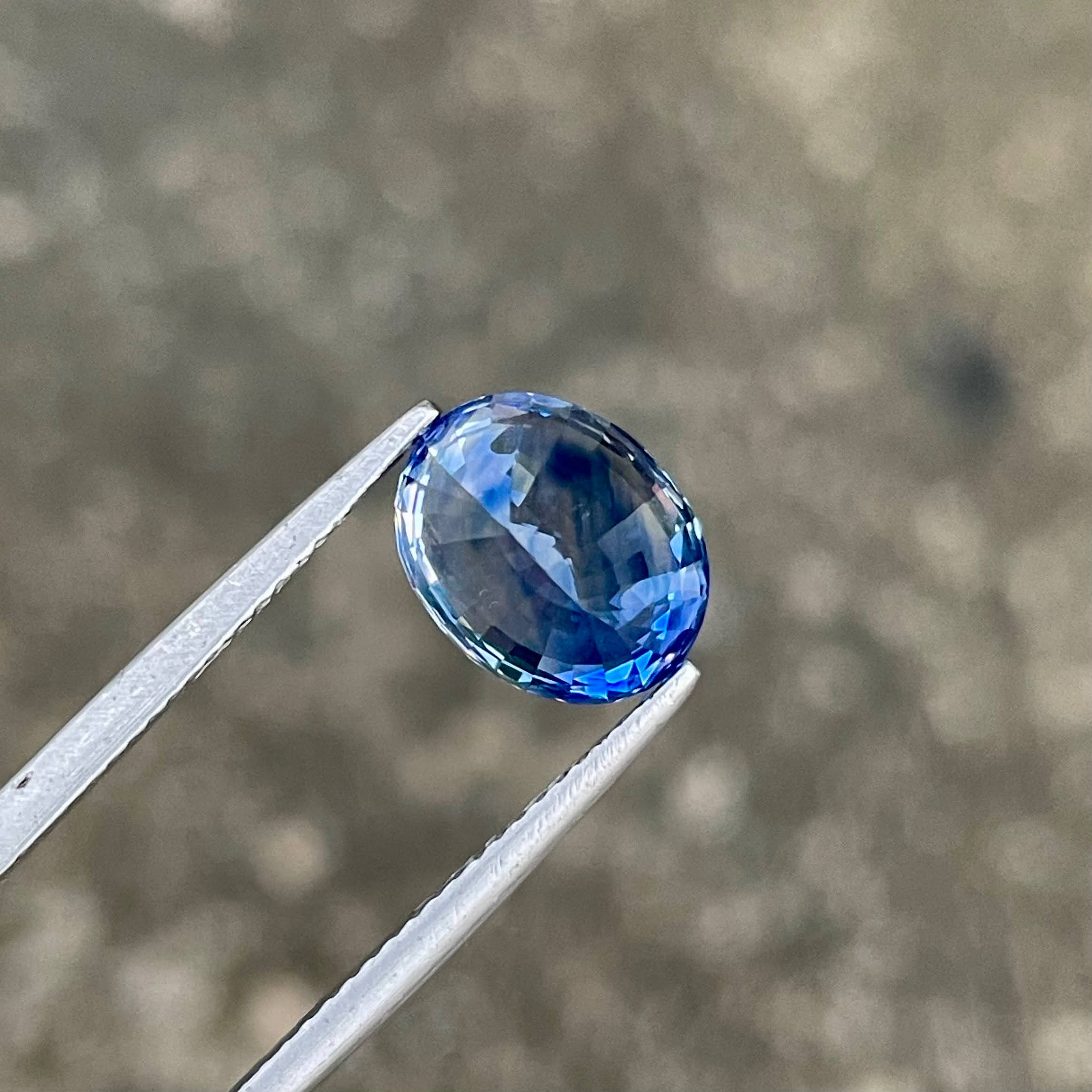  5.16 Carats Certified Blue Sapphire