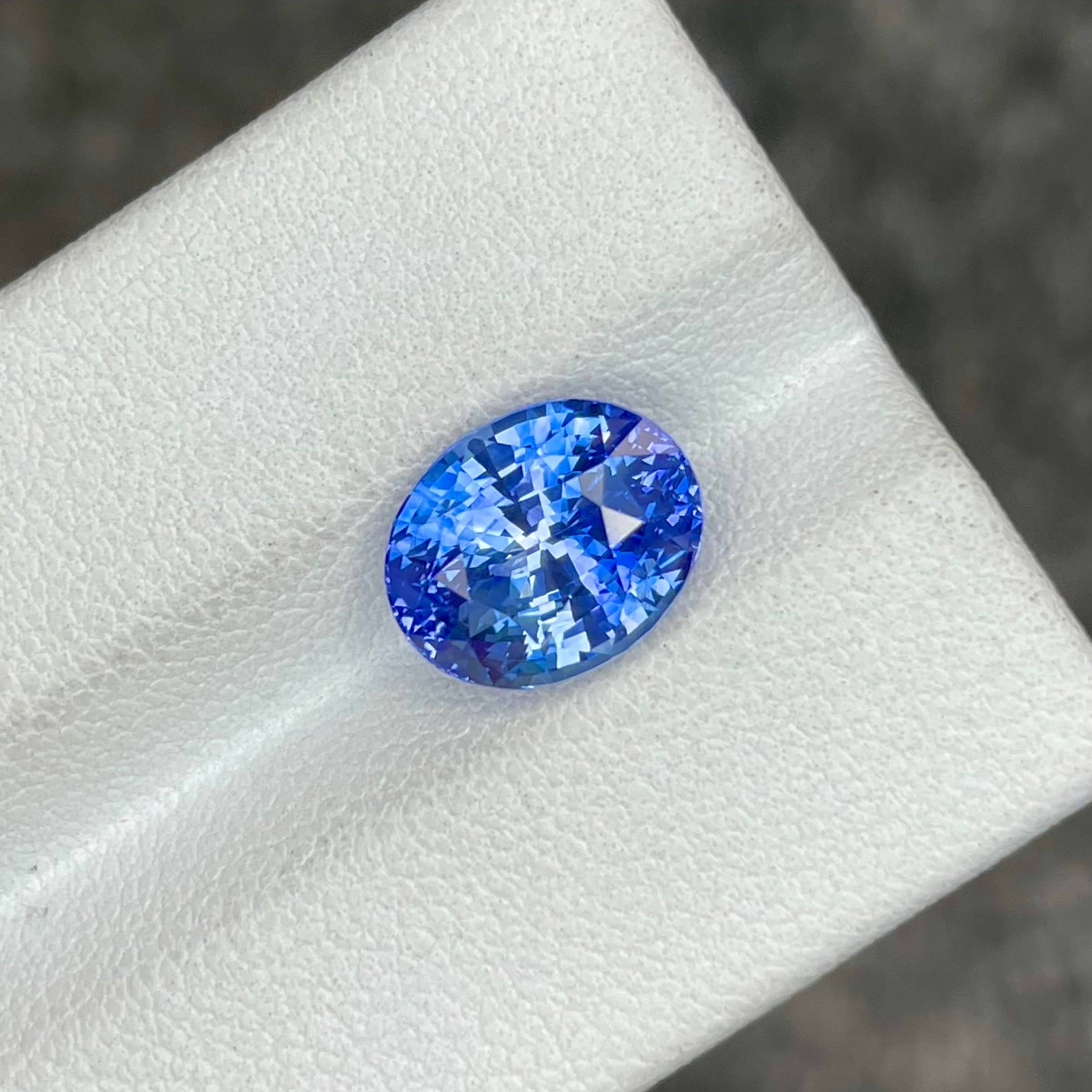 5.16 Carats Certified Blue Sapphire