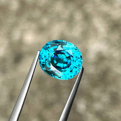 4.88 Carats Tiffany Blue Zircon Stone