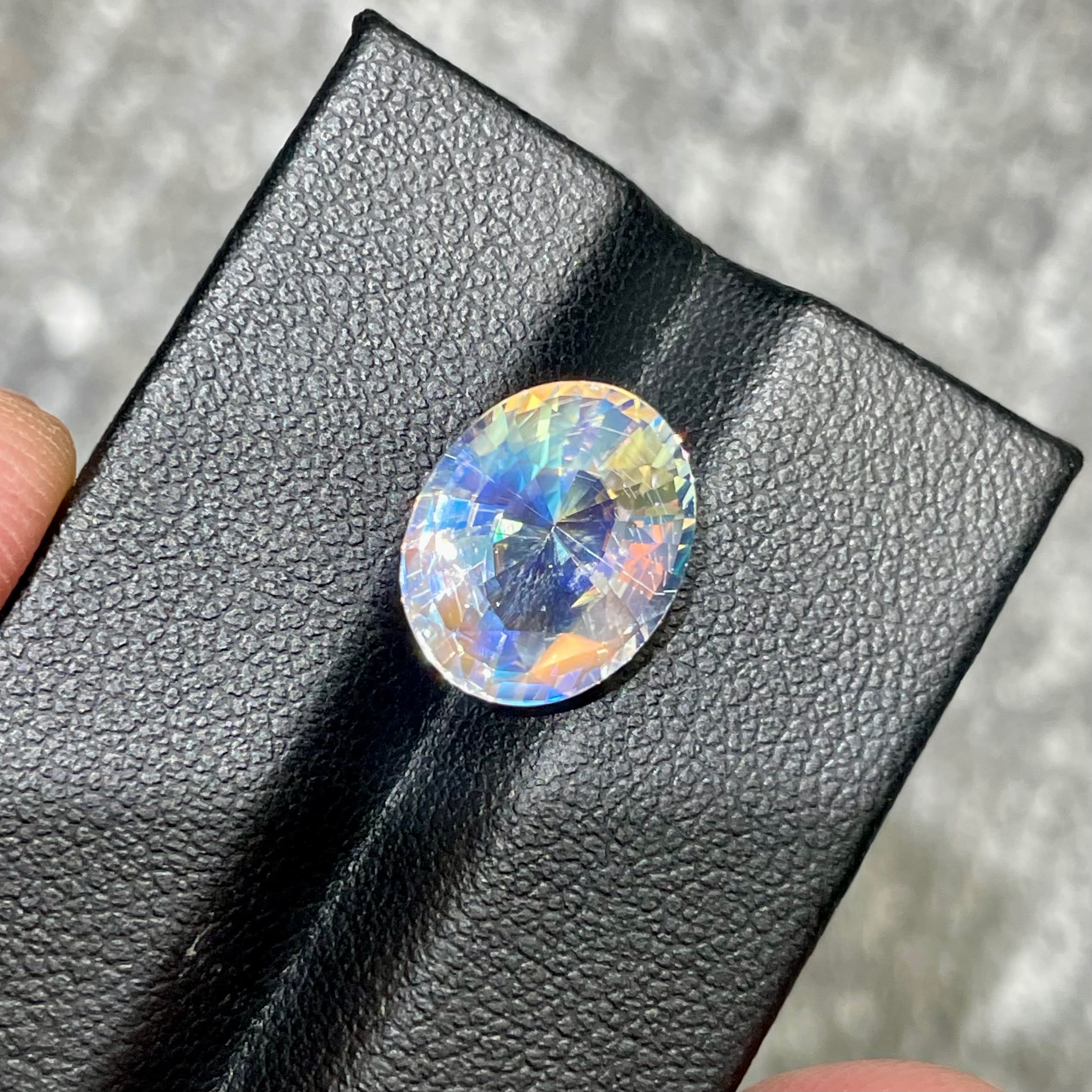 5.59 Carat Faceted Moonstone