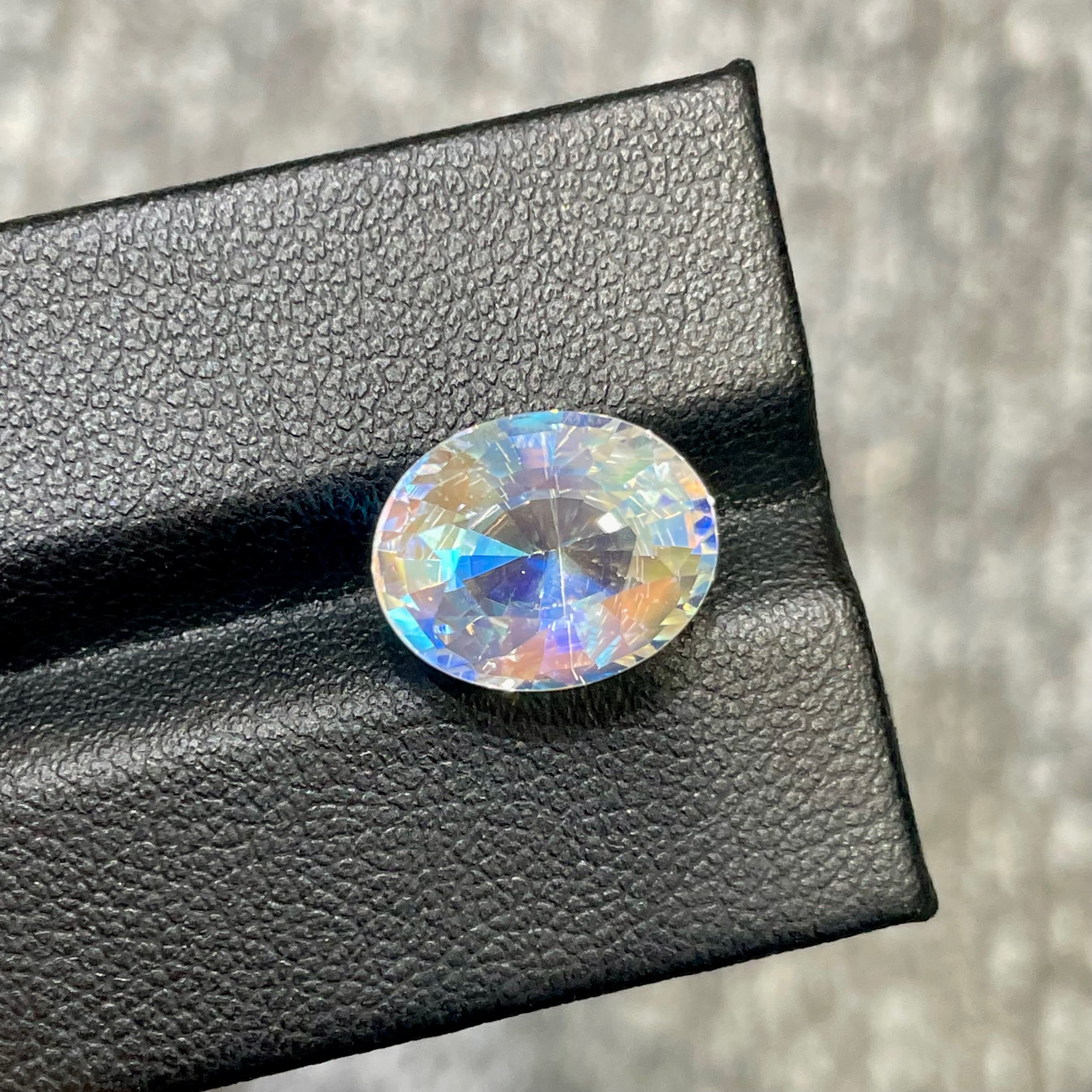 5.59 Carat Faceted Moonstone