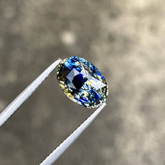 3.99 Carats Bi Color Parti Sapphire