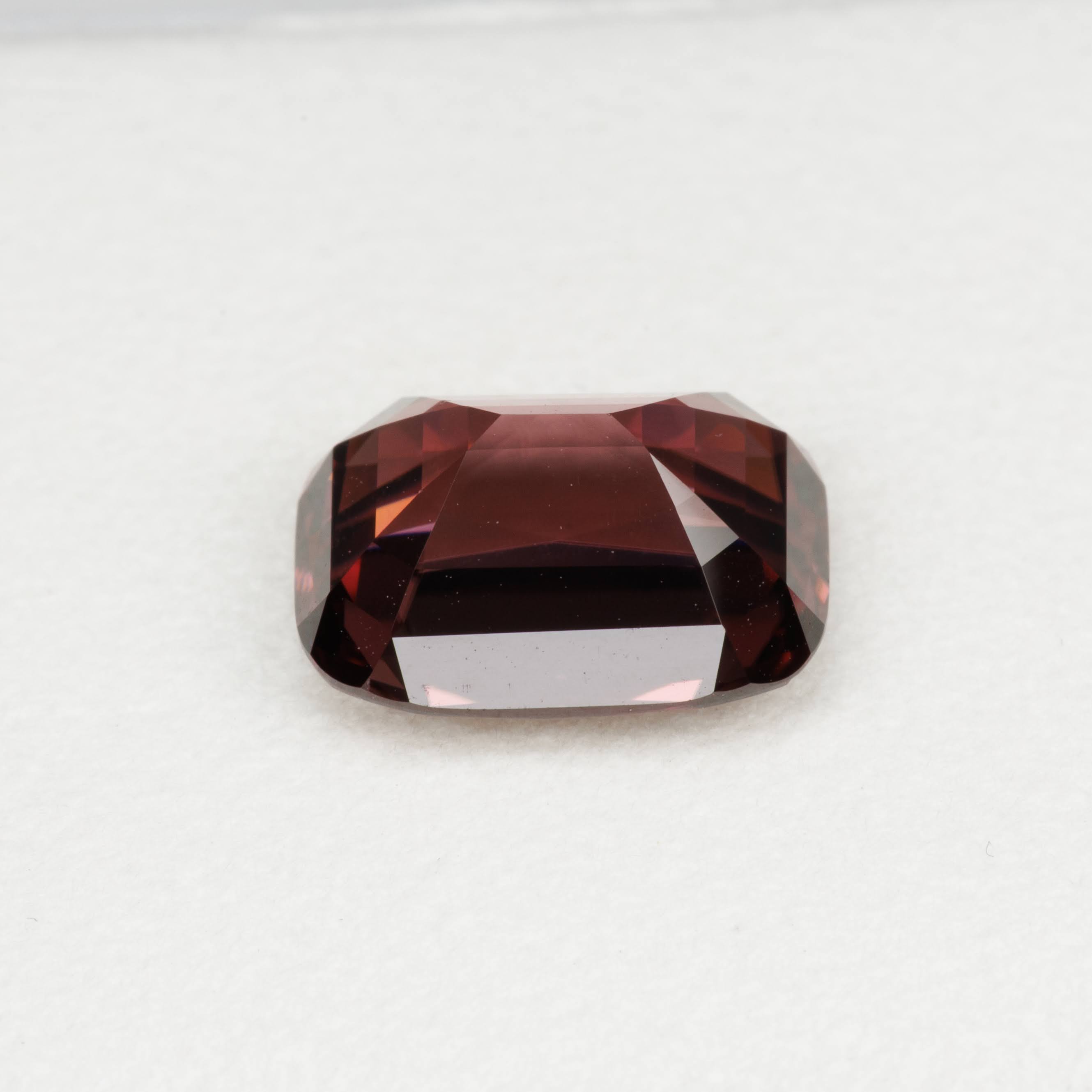 5.82 Carats Reddish Peach Color Zircon