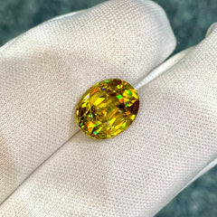 5.80 Carats Fire Effect Sphene Stone